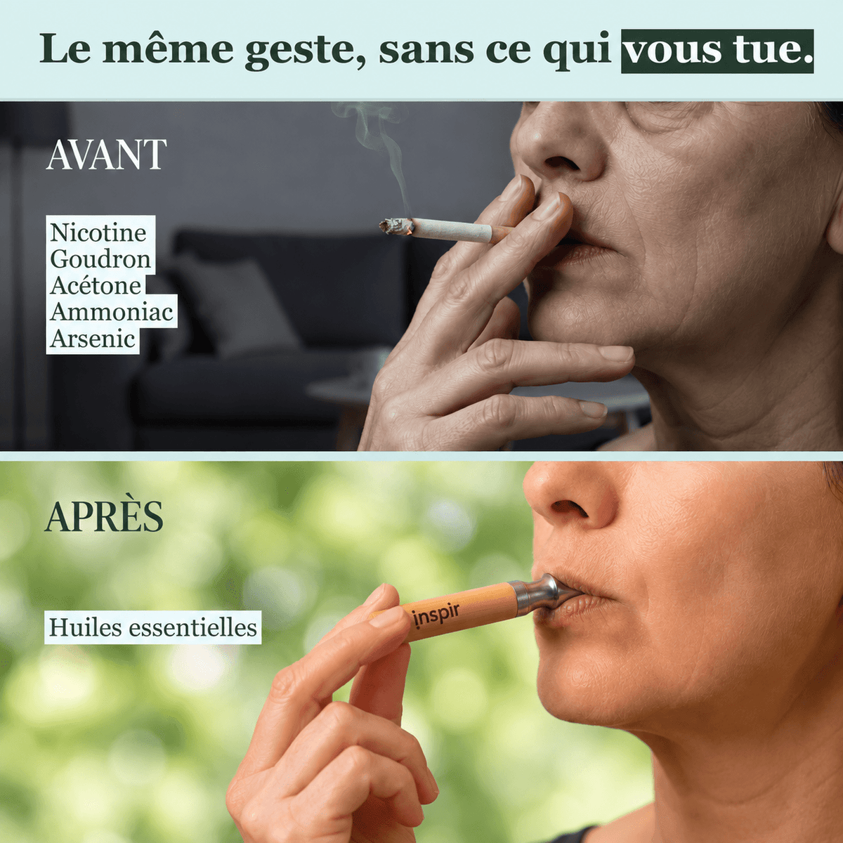 Le geste reste. L'addiction part.